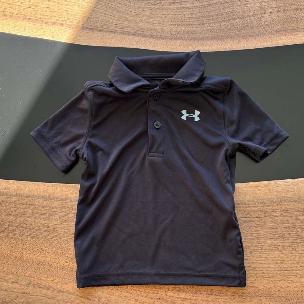 Under Armour Kids' Black Polo Shirt - 24 months